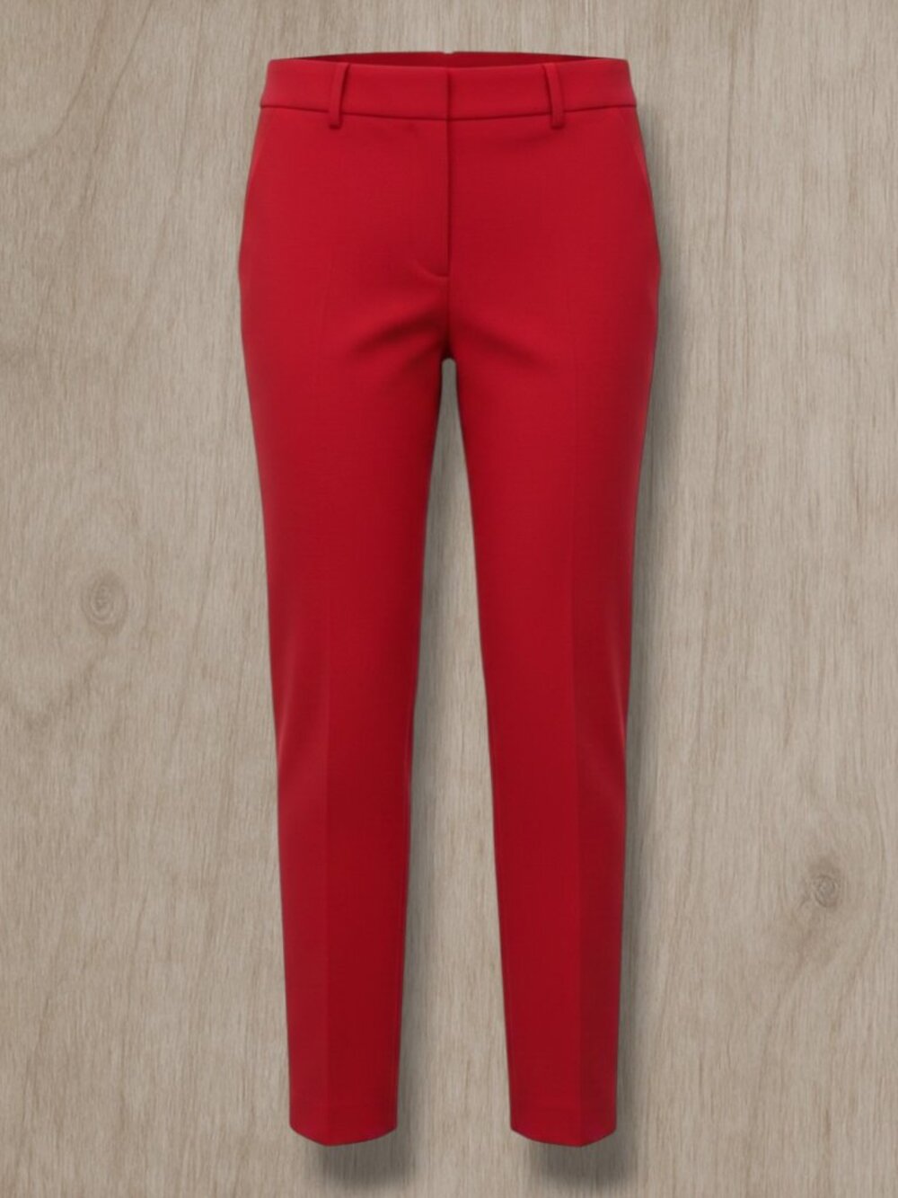Ann‎ Taylor The Kate Ankle Pants "Sour Cherry" Red 2